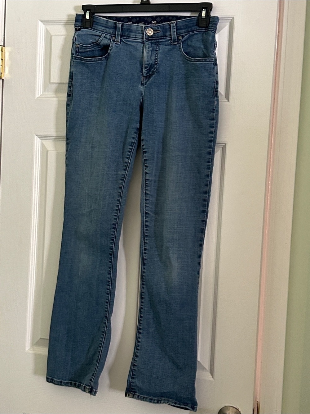 Lee Women's Bootcut Jeans in Mid Blue Wash